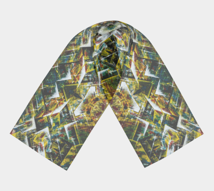 Habotai Silk, Long Scarf - New York City